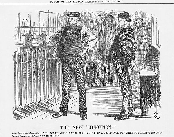 The New Junction, 1888. Artist: Joseph Swain