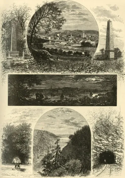 Framed Print : New London and Norwich, 1874. Creator: J. Augustus Bogert Framed Print : New London and Norwich, 1874. Creator: J. Augustus Bogert