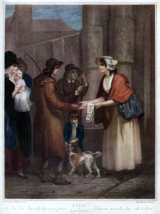 Framed Print : A New Love Song, Only Ha penny a Piece, 1796, (1929). Artist: Anthony Cardon Framed Print : A New Love Song, Only Ha penny a Piece, 1796, (1929). Artist: Anthony Cardon