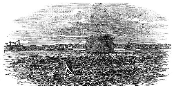 New Martello Tower, at the Fair-Way of the Thames and Medway, 1856. Creator: Unknown