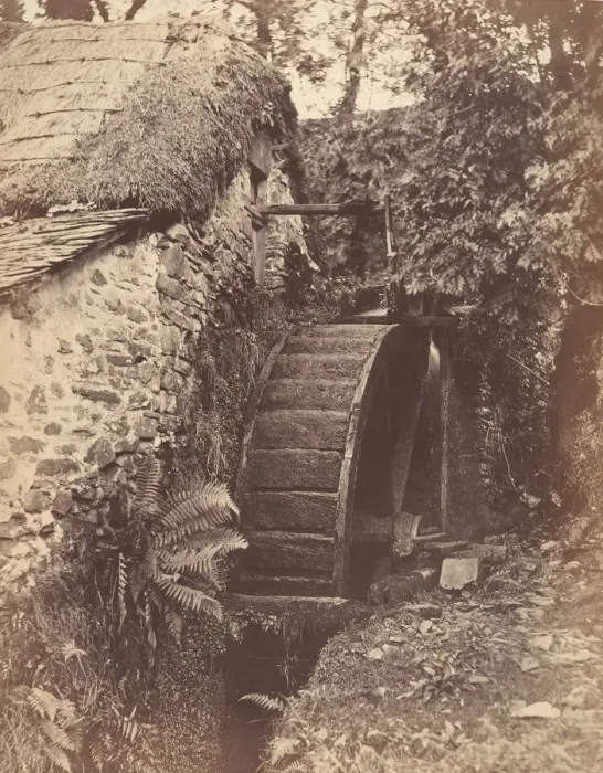 Framed Print : The New Mill, near Lynton, North Devon, 1856. Creator: John Percy Framed Print : The New Mill, near Lynton, North Devon, 1856. Creator: John Percy