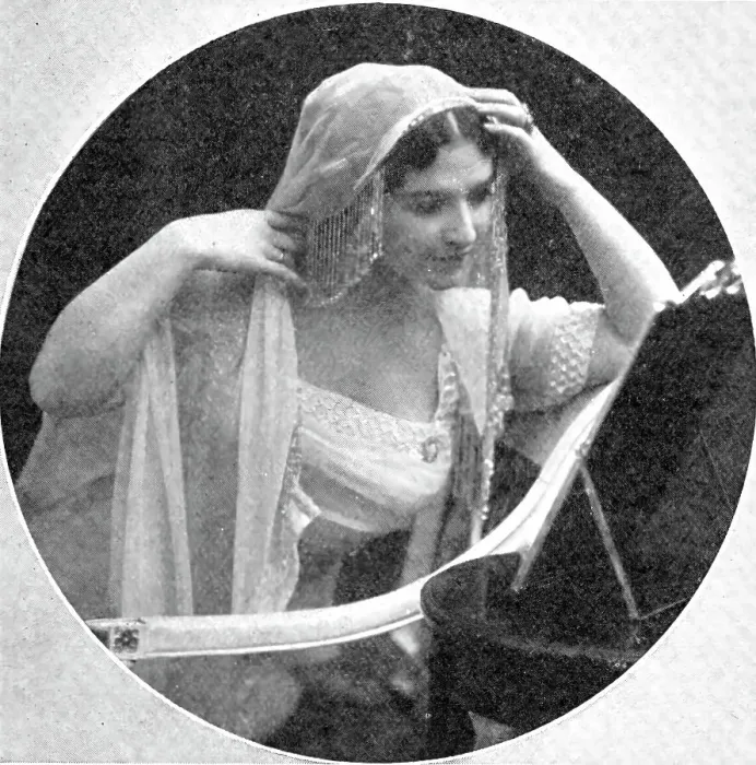 Framed Print : The new Mimi: Mlle. Kousnietzoff in La Bohème, 1909. Creator: Dover Street Studios Framed Print : The new Mimi: Mlle. Kousnietzoff in La Bohème, 1909. Creator: Dover Street Studios
