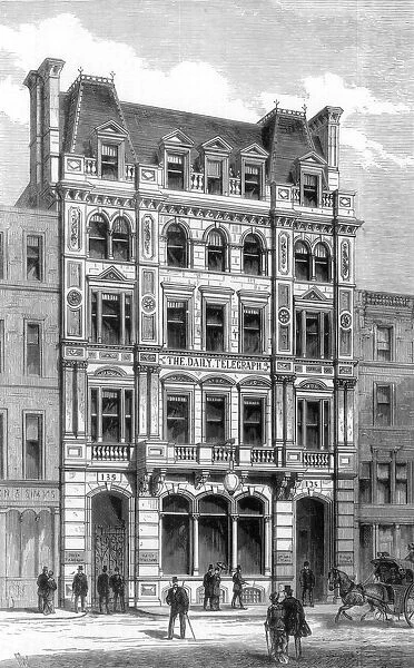 The new offices of the Daily Telegraph, Fleet Street, London, 1882