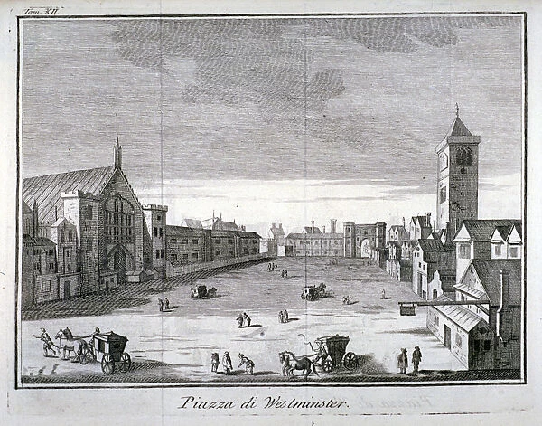 New Palace Yard, Palace of Westminster, London, 1742
