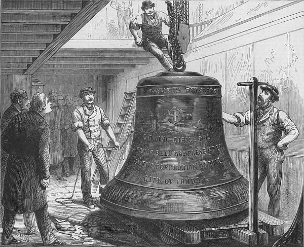 New Peal of Bells for St. Pauls Cathedral, 1878. Creator: RHM