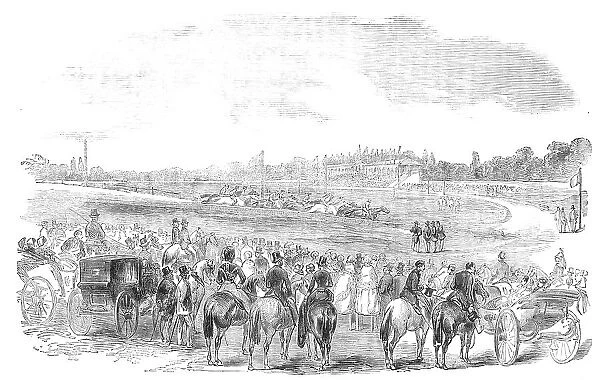 New Race-Course and Hippodrome, at Longchamps, 1854. Creator: Unknown