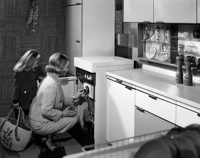 Framed Print : New range of central heating boilers, 1965. Artist: Michael Walters Framed Print : New range of central heating boilers, 1965. Artist: Michael Walters