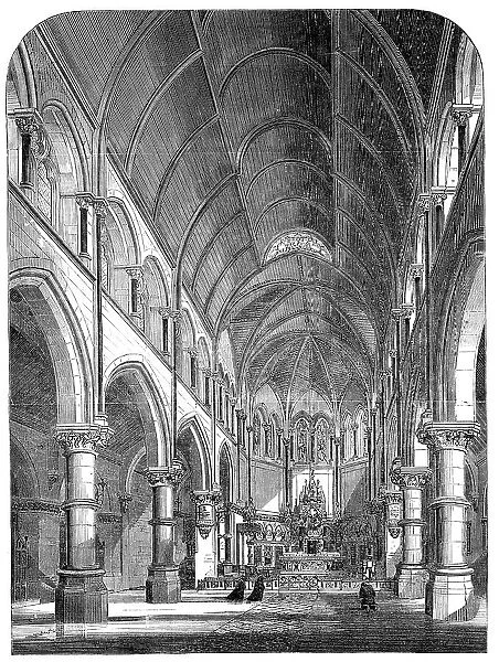 The new Roman Catholic cathedral at York, 1864. Creator: Unknown