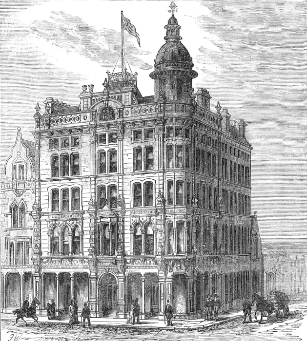 Framed Print : The new Sailors Home, Dundee, 1881. Creator: Unknown. The new Sailors Home, Dundee, 1881. Creator: Unknown Framed Print : The new Sailors Home, Dundee, 1881. Creator: Unknown. The new Sailors Home, Dundee, 1881. Creator: Unknown