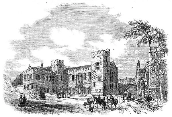 New school buildings at Eton College, 1862. Creator: Unknown