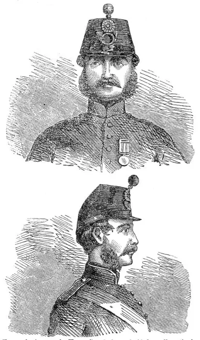 Framed Print : New Shako for the Infantry, 1860. Creator: Unknown Framed Print : New Shako for the Infantry, 1860. Creator: Unknown
