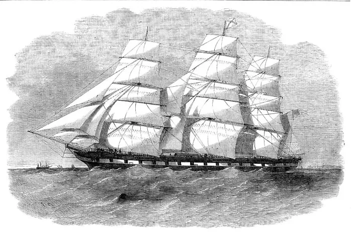 Framed Print : The New Ship City of Mobile, 1856. Creator: Unknown. The New Ship City of Mobile, 1856. Creator: Unknown Framed Print : The New Ship City of Mobile, 1856. Creator: Unknown. The New Ship City of Mobile, 1856. Creator: Unknown