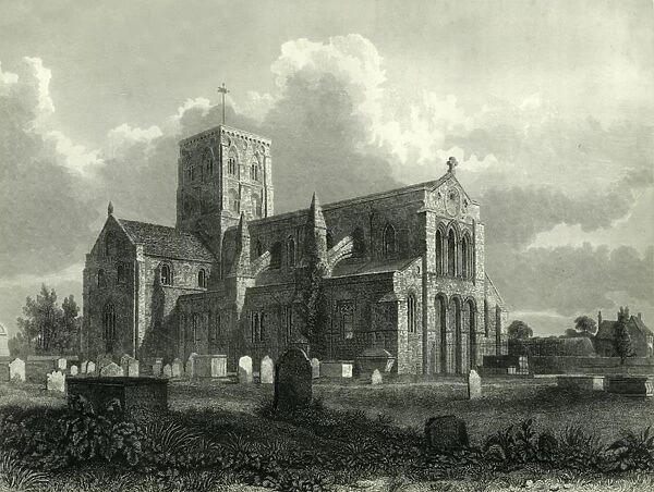 New Shoreham Church, 1835. Creator: Charles J Smith