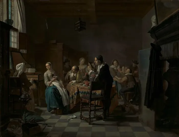 Framed Print : The New Song, 1740-1760. Creator: Jan Josef Horemans II Framed Print : The New Song, 1740-1760. Creator: Jan Josef Horemans II