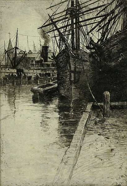 New South Ferry, 1904. Creator: Charles Frederick William Mielatz