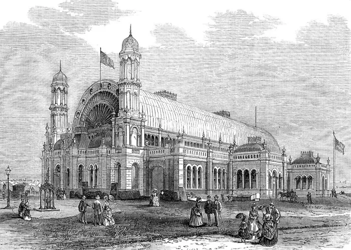 Framed Print : New South Wales Agricultural Exhibition, 1872. Creator: Unknown Framed Print : New South Wales Agricultural Exhibition, 1872. Creator: Unknown
