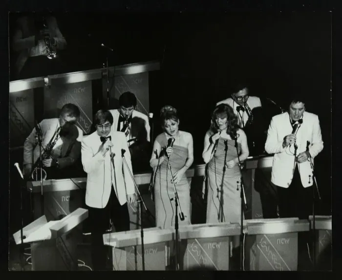 Framed Print : The New Squadronaires in concert at the Forum Theatre, Hatfield, Hertfordshire, 1984 Framed Print : The New Squadronaires in concert at the Forum Theatre, Hatfield, Hertfordshire, 1984