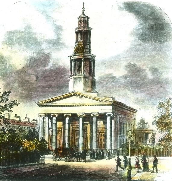 New St. Pancras Church, 19th century. Creator: Unknown