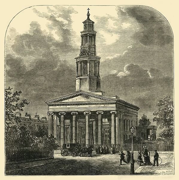 New St. Pancras Church, c1876. Creator: Unknown