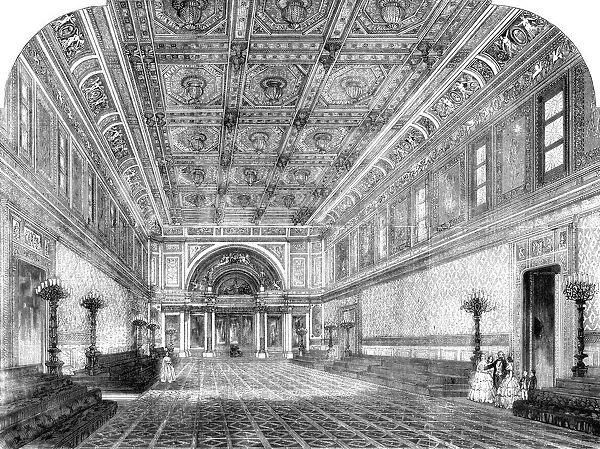 The new state ball room at Buckingham Palace, 1856