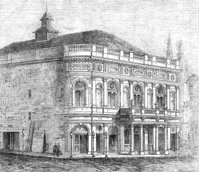 Framed Print : The new Theatre Royal, Edinburgh, 1865. Creator: Paterson Framed Print : The new Theatre Royal, Edinburgh, 1865. Creator: Paterson