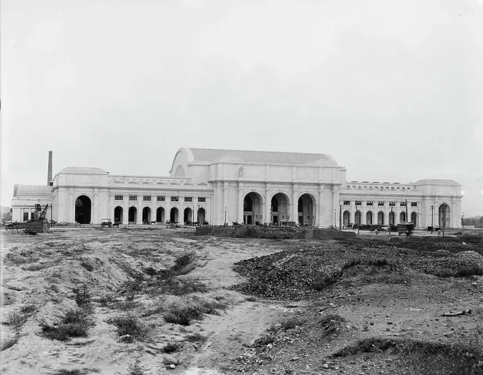 Framed Print : New Union Station, Washington, D.C. ca 1907. Creator: Unknown Framed Print : New Union Station, Washington, D.C. ca 1907. Creator: Unknown
