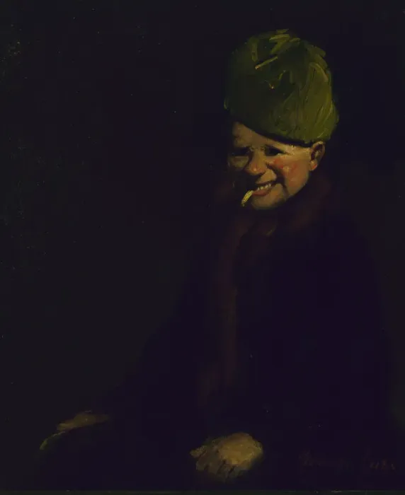 Framed Print : New Years Shooter, 1917. Creator: George Benjamin Luks Framed Print : New Years Shooter, 1917. Creator: George Benjamin Luks