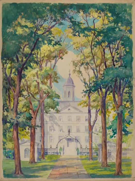 Framed Print : New York City Hospital, 1935 / 1942. Creator: Gilbert Sackerman Framed Print : New York City Hospital, 1935 / 1942. Creator: Gilbert Sackerman