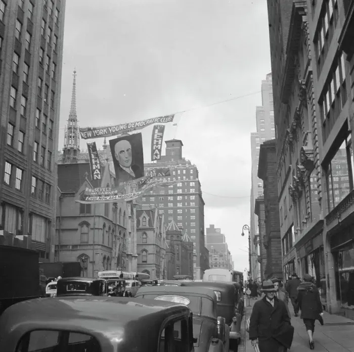 Framed Print : New York City views, between 1931 and 1938. Creator: Arnold Genthe Framed Print : New York City views, between 1931 and 1938. Creator: Arnold Genthe