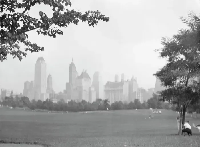 Framed Print : New York City views, Central Park, between 1931 and 1938. Creator: Arnold Genthe Framed Print : New York City views, Central Park, between 1931 and 1938. Creator: Arnold Genthe