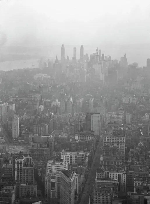 Framed Print : New York City views, skyline, between 1931 and 1938. Creator: Arnold Genthe Framed Print : New York City views, skyline, between 1931 and 1938. Creator: Arnold Genthe