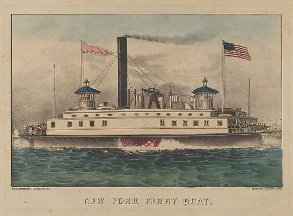 New York Ferry Boat, ca. 1860-65. ca. 1860-65. Creators: Nathaniel Currier