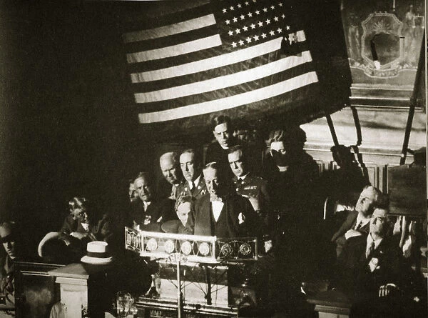 New York Governor Al Smith accepting the Democratic nomination for the Presidency, 1928