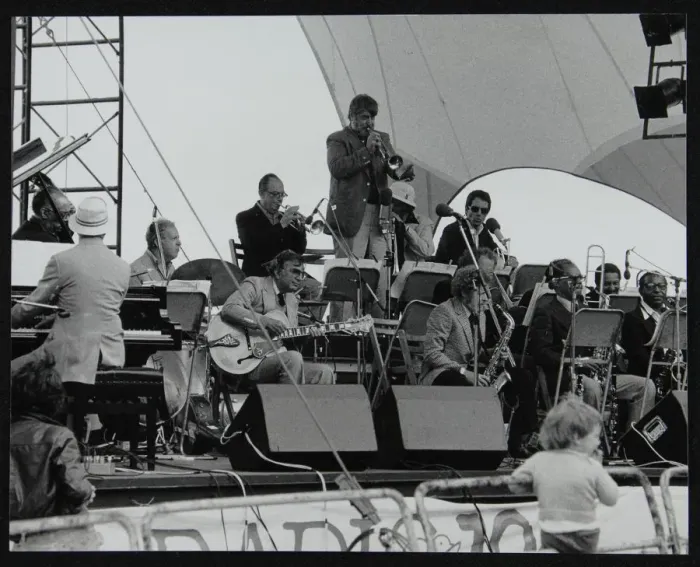 Framed Print : The New York Repertory Company playing at the Capital Radio Jazz Festival, London, 1979