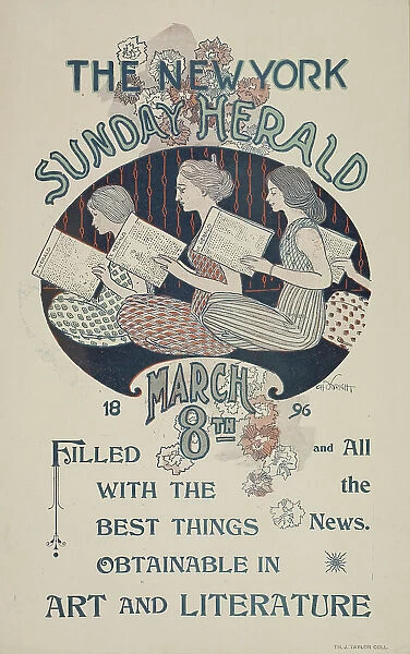 The New York Sunday herald. March 8th 1896. c1896. Creator: Charles Hubbard Wright