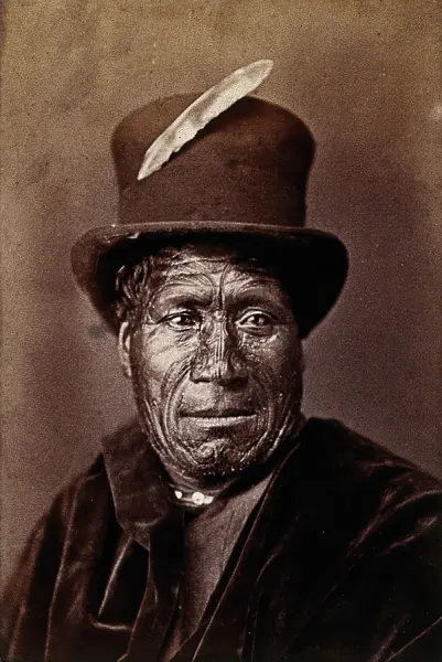 maorizuページ New Zealand Maori Man Print, 1800-1899. Art Prints, Posters