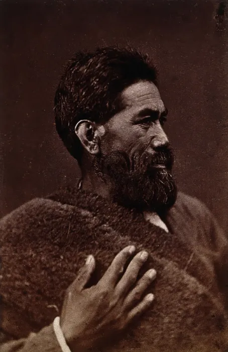 Framed Print : New Zealand: a Maori man, c1840s. Creator: Unknown Framed Print : New Zealand: a Maori man, c1840s. Creator: Unknown