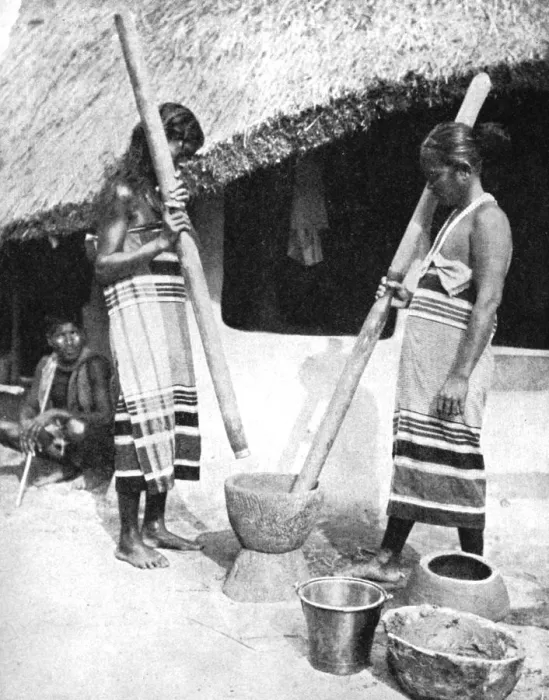 Framed Print : Newar women pounding grain, Nepal, 1936. Artist: Ewing Galloway Framed Print : Newar women pounding grain, Nepal, 1936. Artist: Ewing Galloway