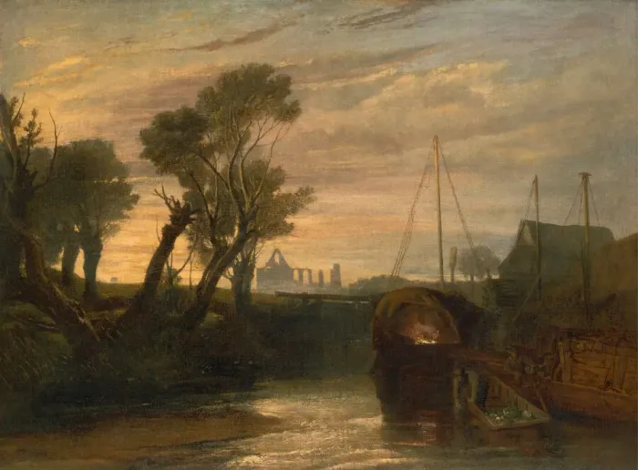 Framed Print : Newark Abbey, between 1806 and 1807. Creator: JMW Turner