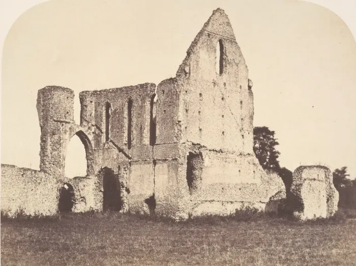 Framed Print : Newark Abbey, near Chertsey, 1856. Creator: John Richardson Major Framed Print : Newark Abbey, near Chertsey, 1856. Creator: John Richardson Major
