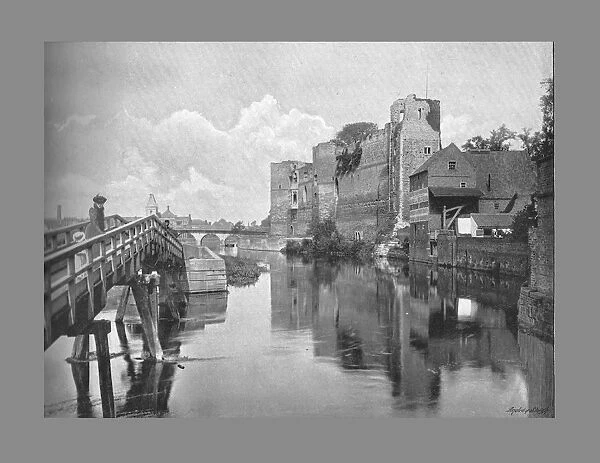 Newark Castle and Bridge, c1900. Artist: Frith & Co