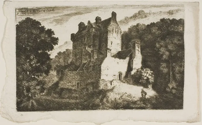 Framed Print : Newark Castle, n.d. Creator: John Clerk Framed Print : Newark Castle, n.d. Creator: John Clerk