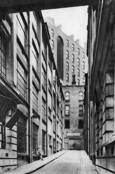 Framed Print : Newcastle Street, London, 1926-1927. Artist: McLeish Framed Print : Newcastle Street, London, 1926-1927. Artist: McLeish