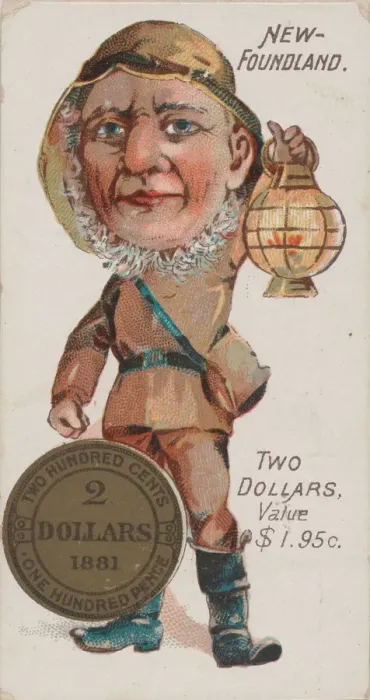 Framed Print : Newfoundland, Two Dollars, from the series Coins of All Nations (N72