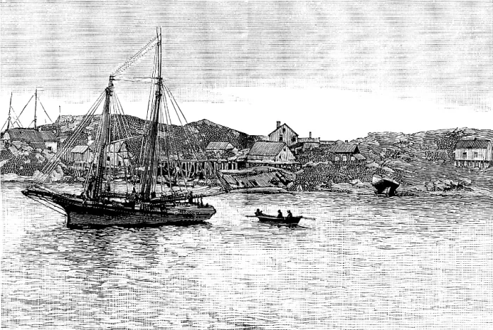 Framed Print : The Newfoundland Fishery Dispute: Burgeo, between the French Settlement and Cape Ray, 1890. Creator: Unknown Framed Print : The Newfoundland Fishery Dispute: Burgeo, between the French Settlement and Cape Ray, 1890. Creator: Unknown