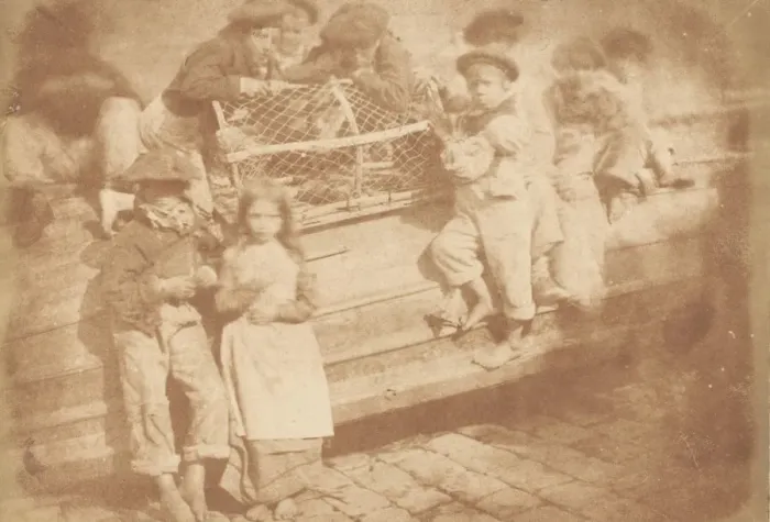 Framed Print : Newhaven Children, 1843-47. Creators: David Octavius Hill, Robert Adamson Framed Print : Newhaven Children, 1843-47. Creators: David Octavius Hill, Robert Adamson