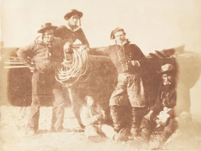 Framed Print : Newhaven Group, 1843-47. Creators: David Octavius Hill, Robert Adamson Framed Print : Newhaven Group, 1843-47. Creators: David Octavius Hill, Robert Adamson