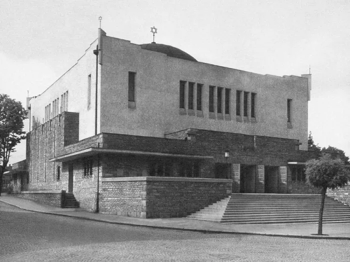 Framed Print : The newly built of Neolog synagogue in Zilina (Slovakia), designed by Peter Behrens in 1928. Artist: Anonymous Framed Print : The newly built of Neolog synagogue in Zilina (Slovakia), designed by Peter Behrens in 1928. Artist: Anonymous