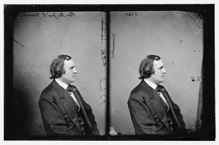 Framed Print : Newman, Rev. John P. (1826-1899) Methodist Episcopal Bishop of Omaha and San Francisco, c. 1860-70. Creator: Unknown