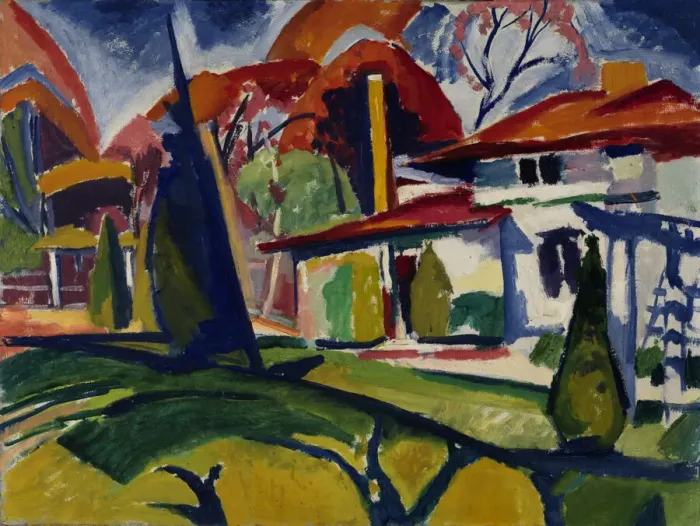 Framed Print : Newman's House, 1915. Creator: Henry Lyman Sayen Framed Print : Newman's House, 1915. Creator: Henry Lyman Sayen